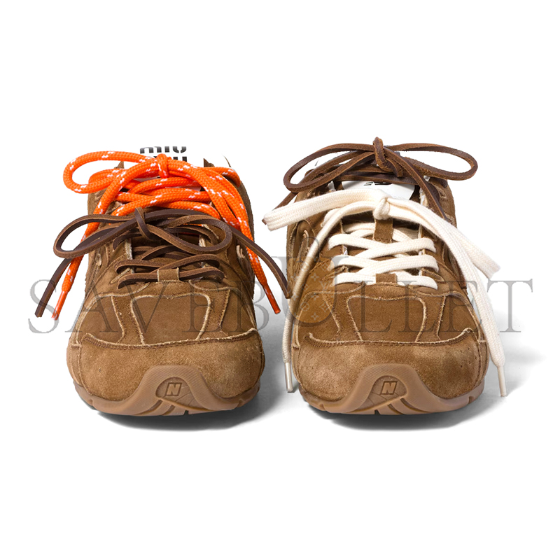 MIU MIU X NEW BALANCE 530 SL SUEDE SNEAKERS 5E165E MIU MIU X NEW BALANCE 530 SL SUEDE SNEAKERS 5E165E
